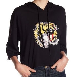 NWT Know One Cares tiger hoodie